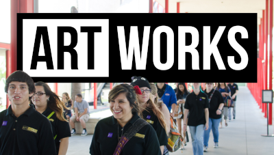 Image of Art Works Bakersfield logo design